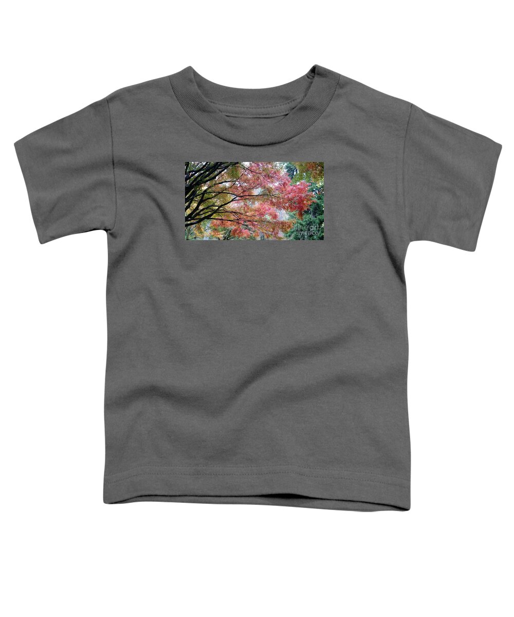 Landscape Toddler T-Shirt featuring the photograph Autumn Hues by Anita Adams
