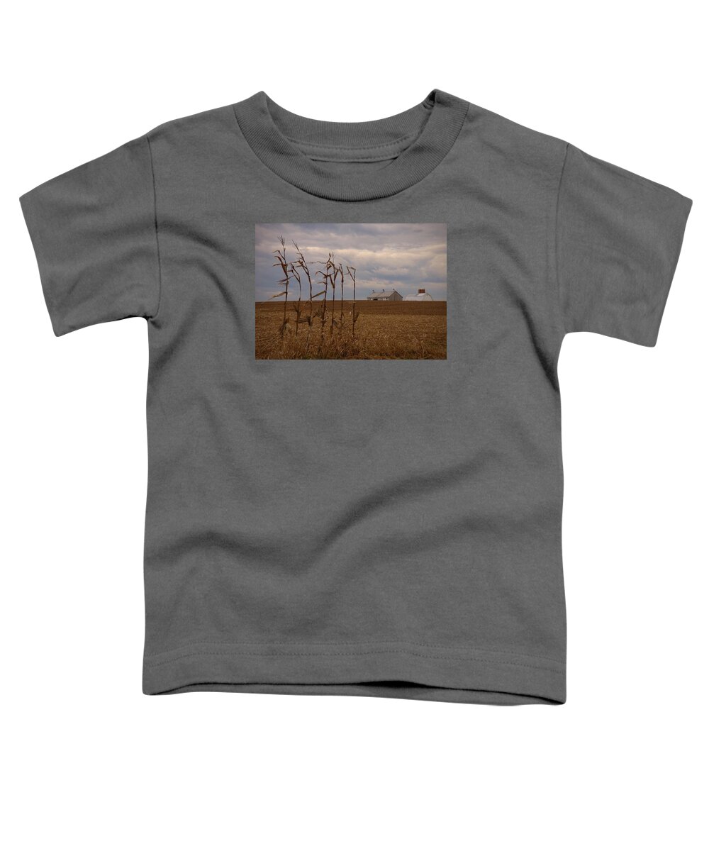 Farm Toddler T-Shirt featuring the photograph Seven by Bob Geary