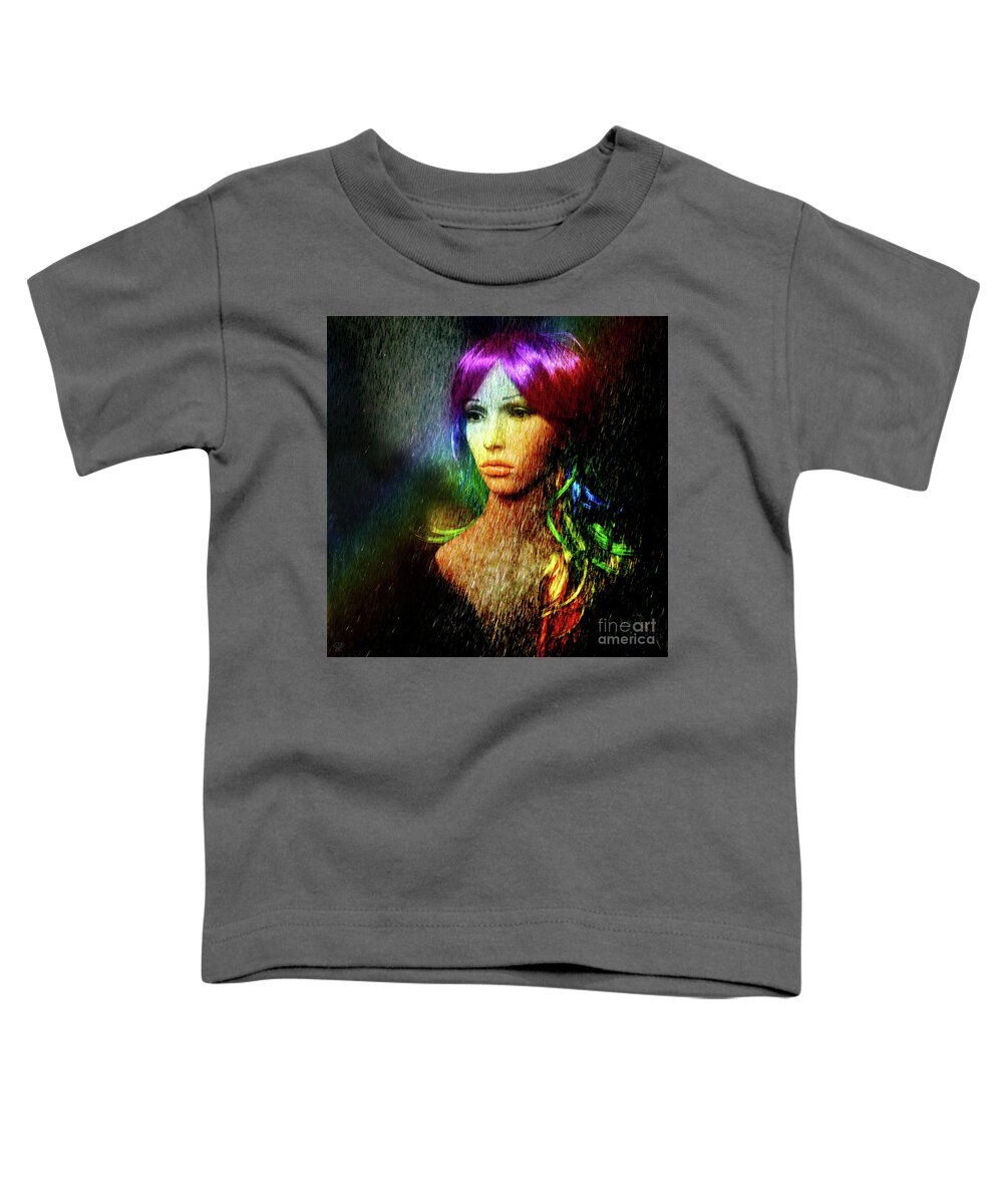 Rainbow Toddler T-Shirt featuring the photograph She's like a rainbow by LemonArt Photography