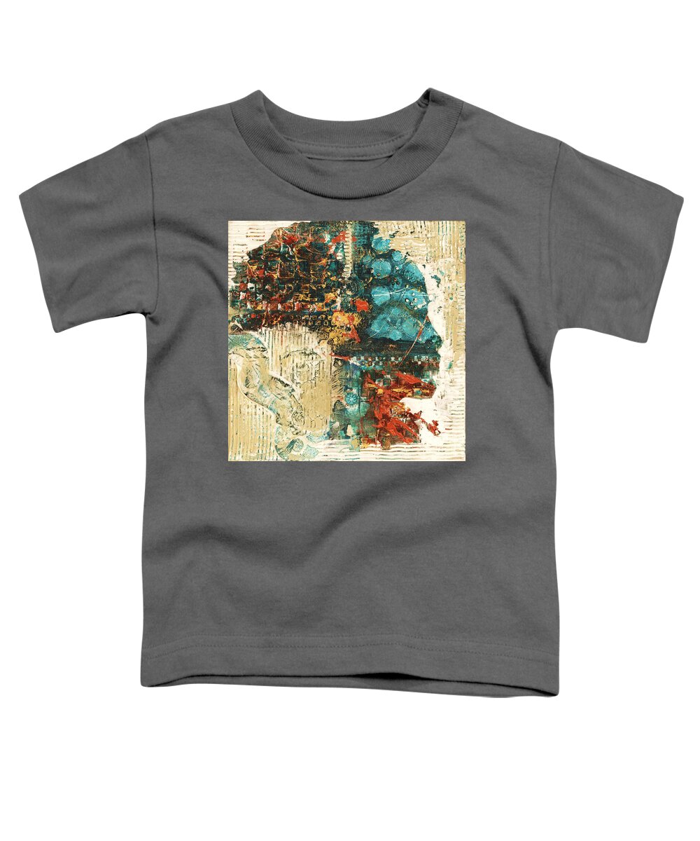  Toddler T-Shirt featuring the painting Shestrak by Alga Washington