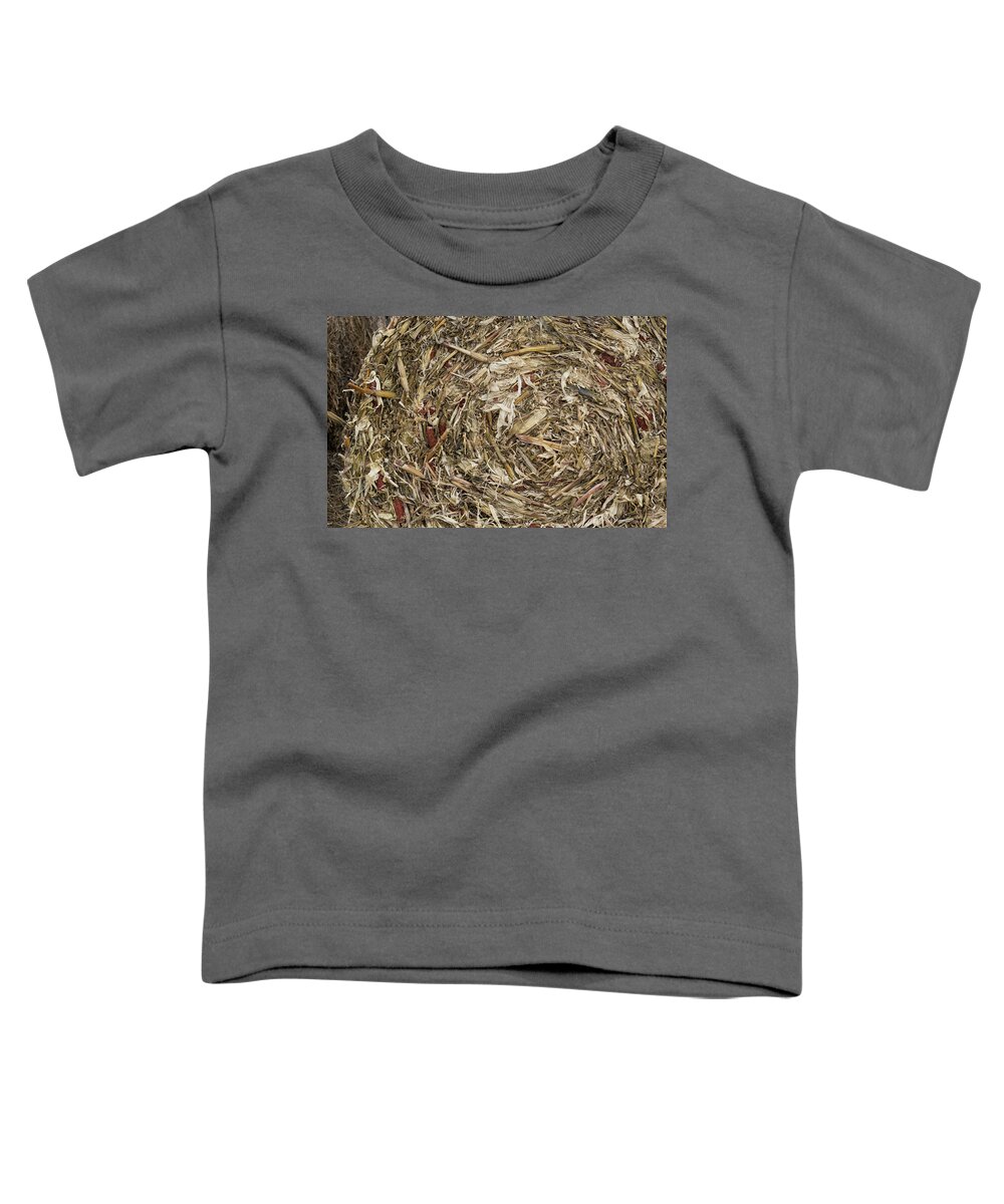 Round Bale Toddler T-Shirt featuring the photograph Silage Roll by Brooke Bowdren