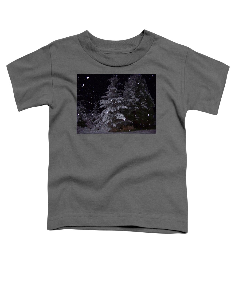 Night Toddler T-Shirt featuring the photograph Silent Night by Julie Rauscher