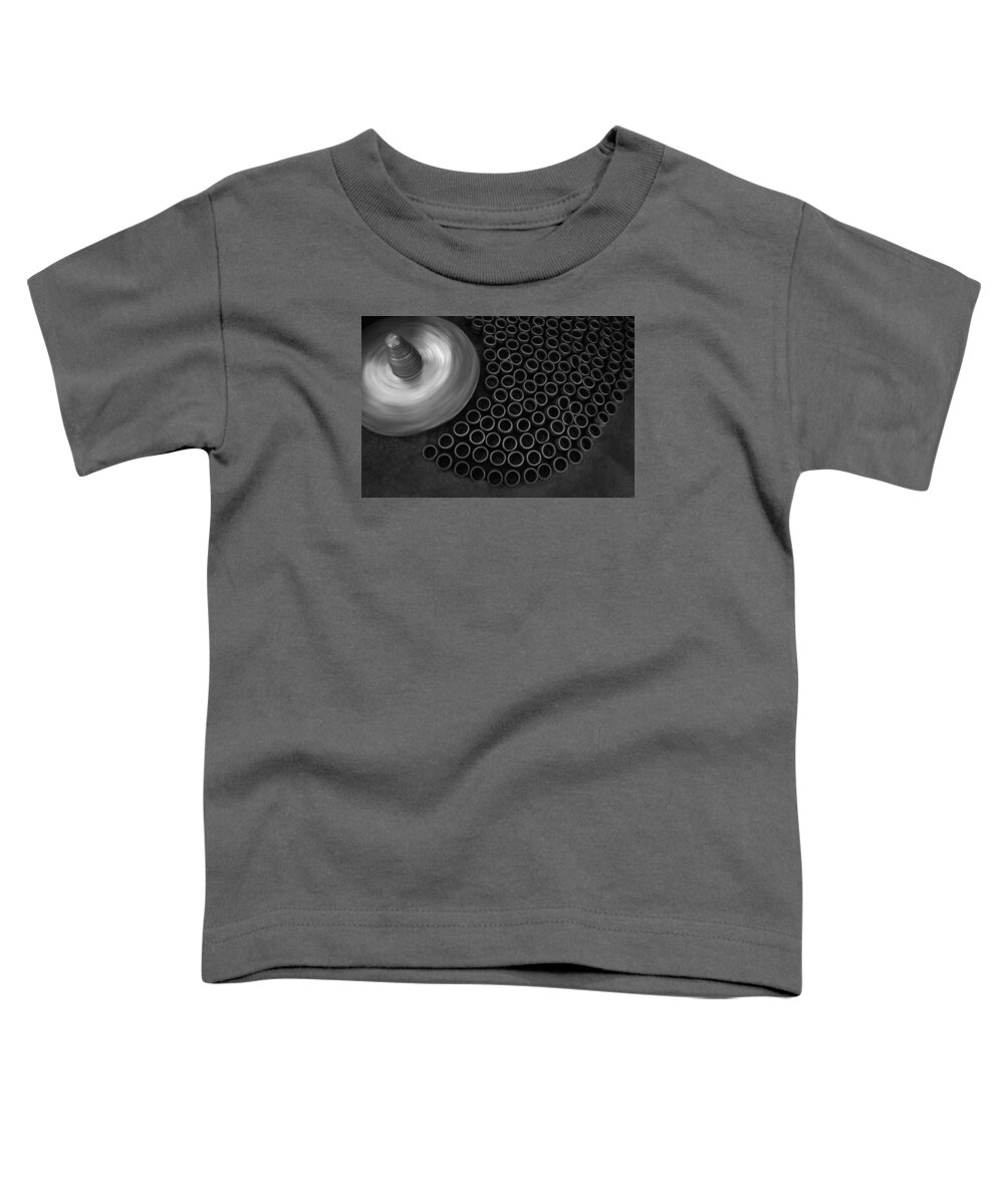 Turning Toddler T-Shirt featuring the photograph SKC 0141 Spinning Still life by Sunil Kapadia