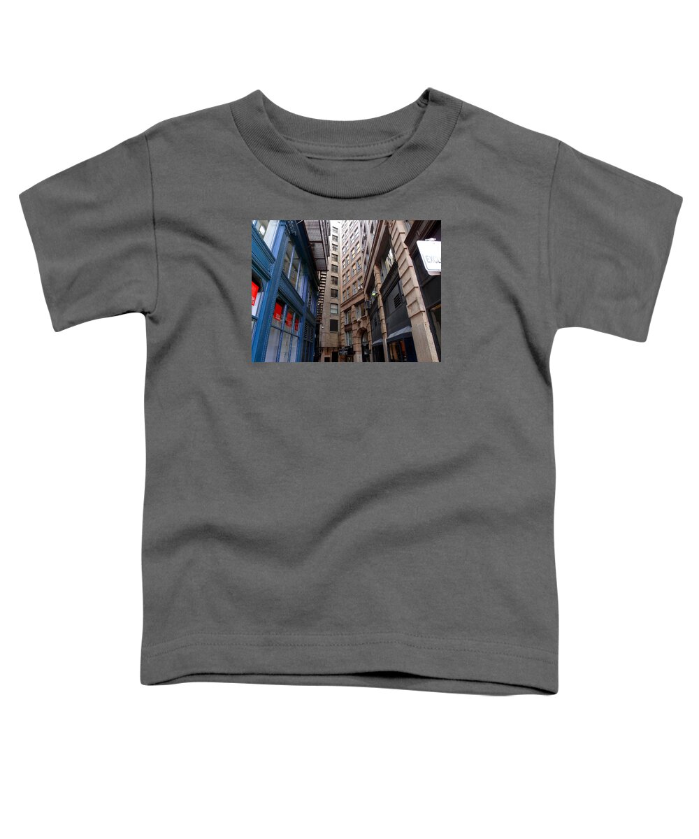 Boston Toddler T-Shirt featuring the photograph Skyward by Christopher Brown