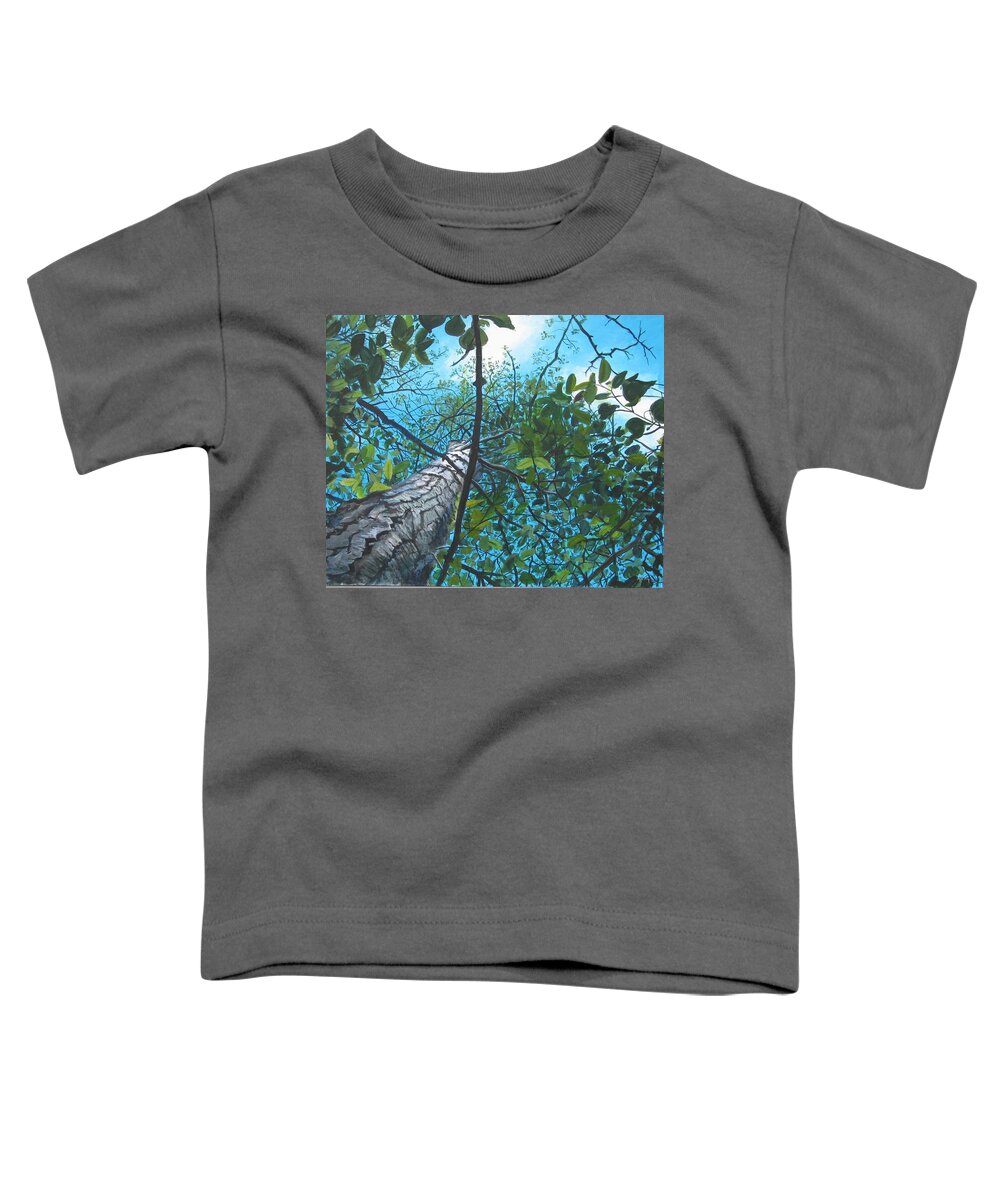 Landscape Toddler T-Shirt featuring the painting Skyward by William Brody