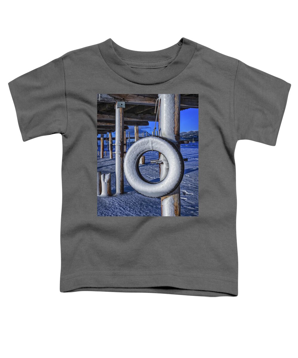 Snow Tires Toddler T-Shirt featuring the photograph Snow Tires by Mitch Shindelbower