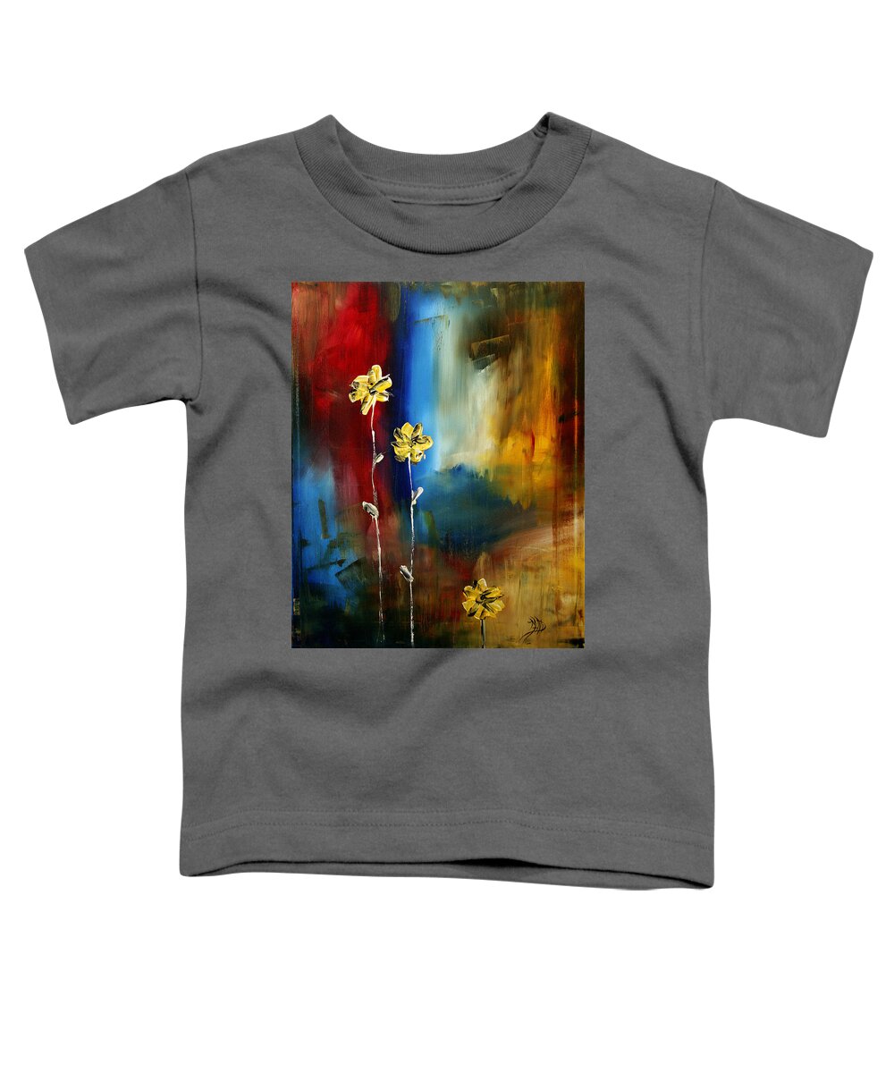 Wall Toddler T-Shirt featuring the painting Soft Touch by Megan Aroon