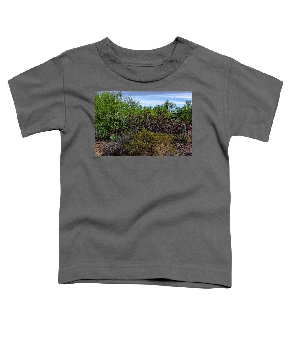 Arizona Toddler T-Shirt featuring the photograph Sonoran Blend h1820 by Mark Myhaver
