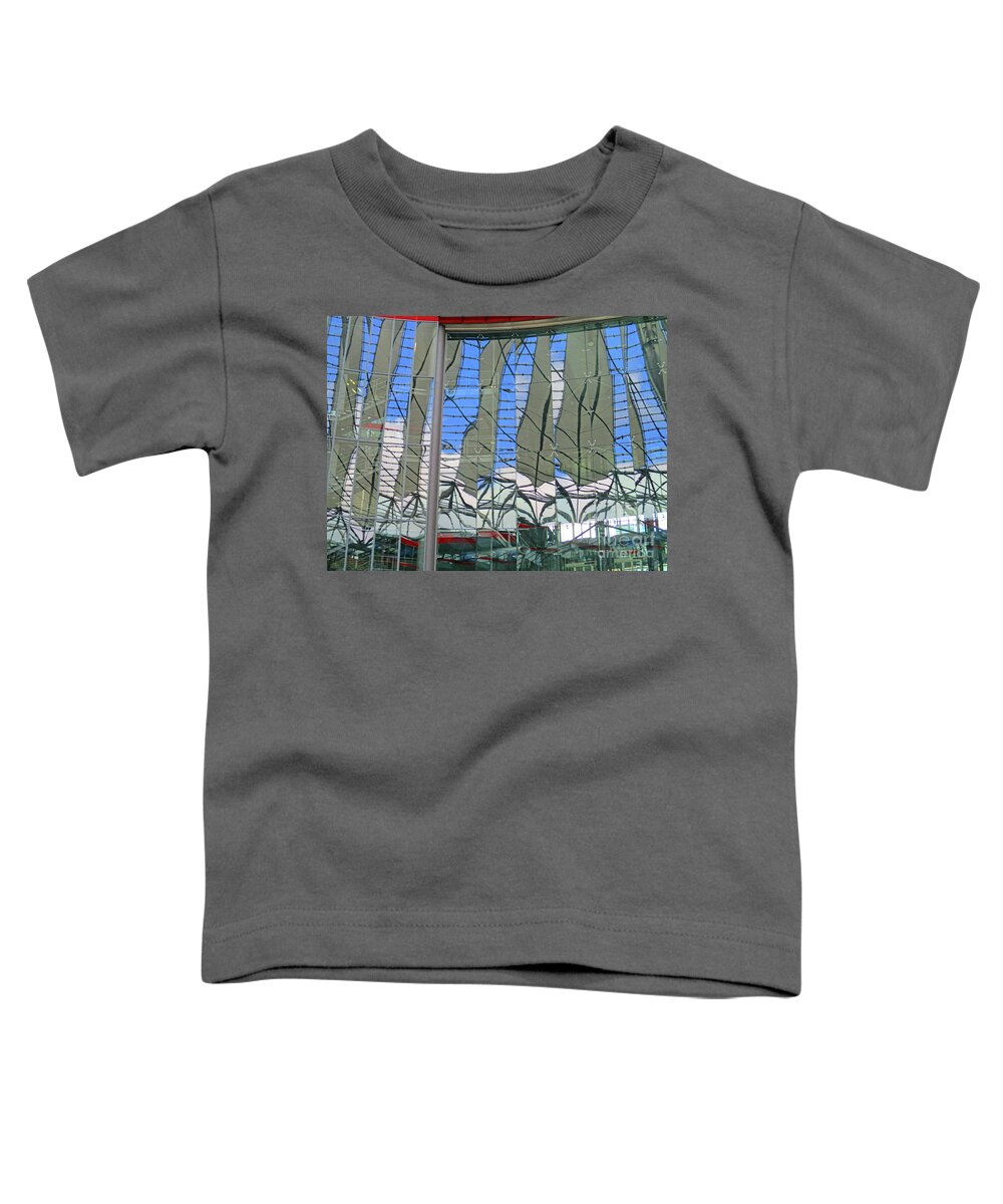 Sony Center Toddler T-Shirt featuring the photograph Sony Center 17 by Randall Weidner