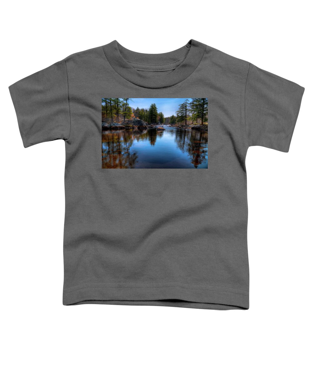 Spring Day On The River Toddler T-Shirt featuring the photograph Spring Day on the River by David Patterson