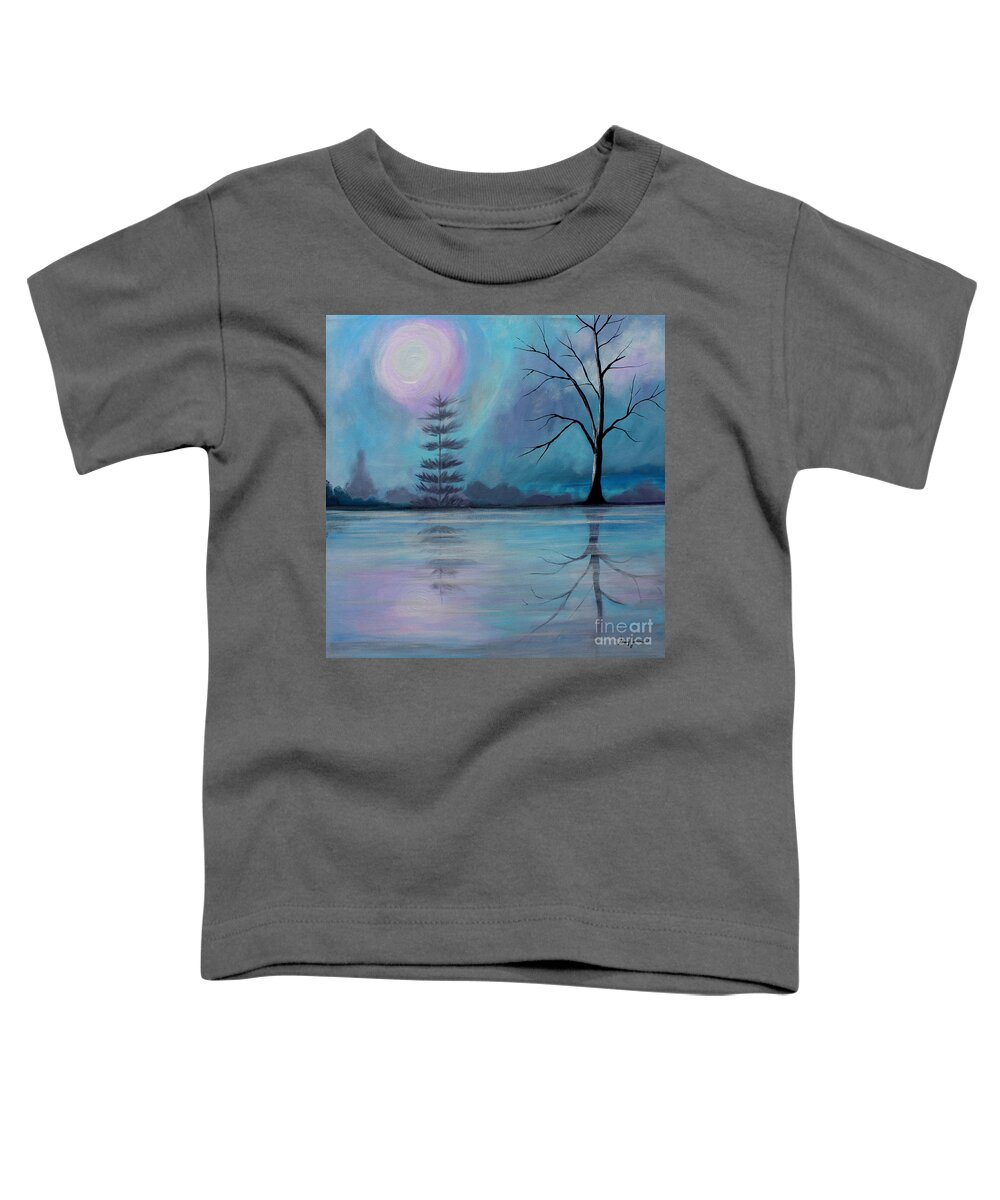Spring Toddler T-Shirt featuring the painting Spring Morning by Stacey Zimmerman
