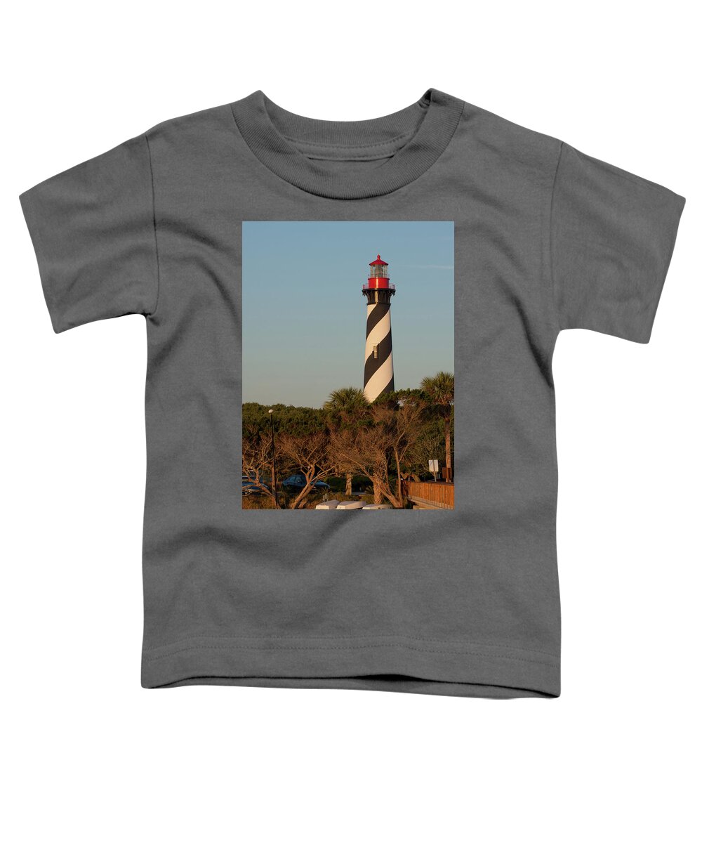 Lighthouse Toddler T-Shirt featuring the photograph St. Augustine Lighthouse by Paul Rebmann