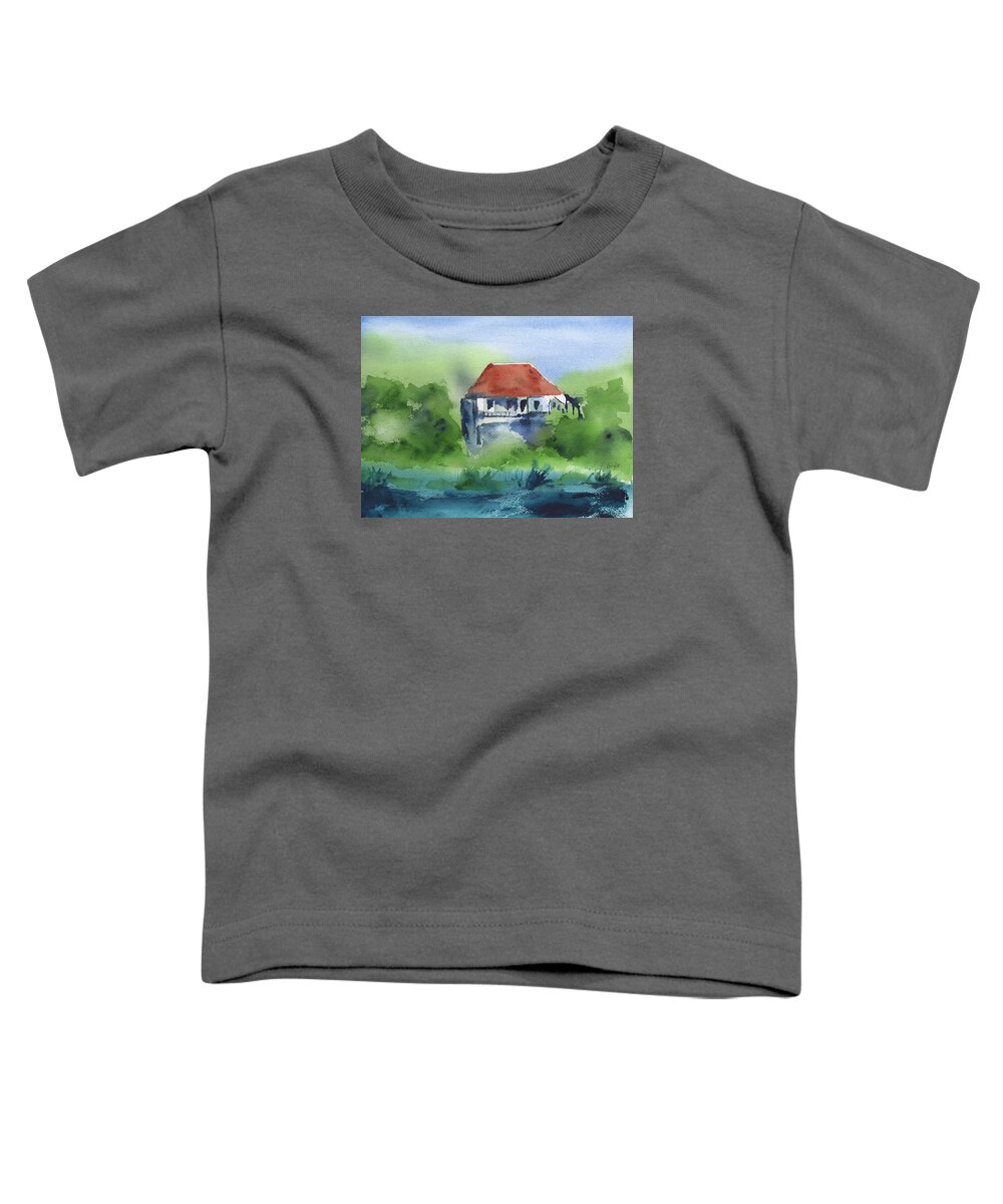 St Johns Rental Toddler T-Shirt featuring the painting St Johns Rental by Frank Bright