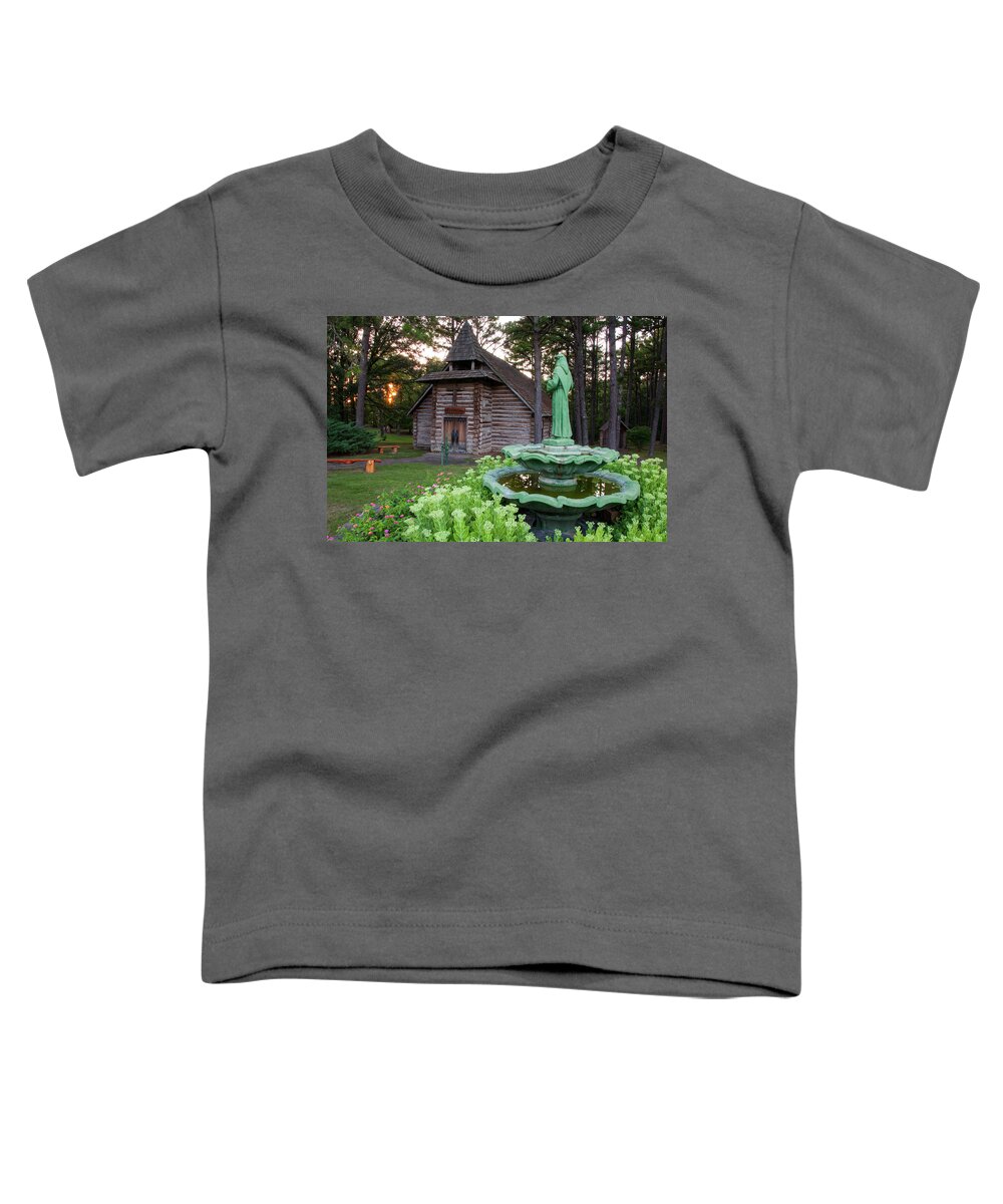 Missouri Toddler T-Shirt featuring the photograph St. Jude Chapel by Steve Stuller