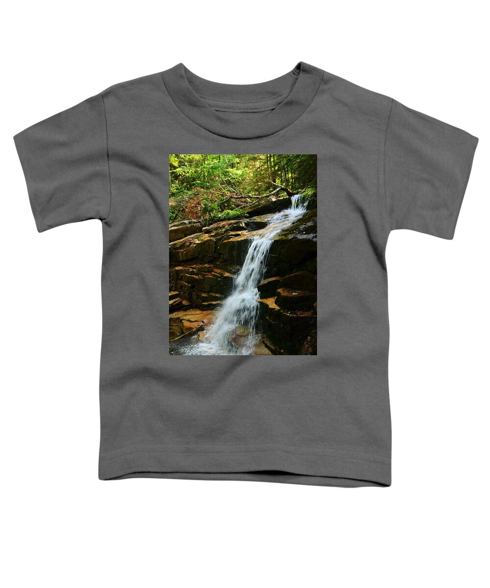 Waterfalls Toddler T-Shirt featuring the photograph Stairs Falls II by Harry Moulton