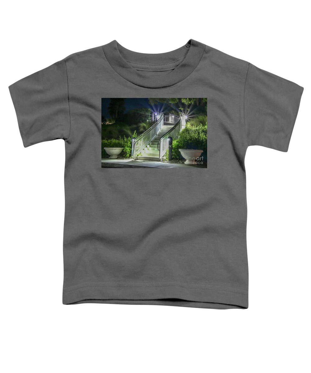 Stairs Toddler T-Shirt featuring the photograph Stairway to Heaven by Tom Claud