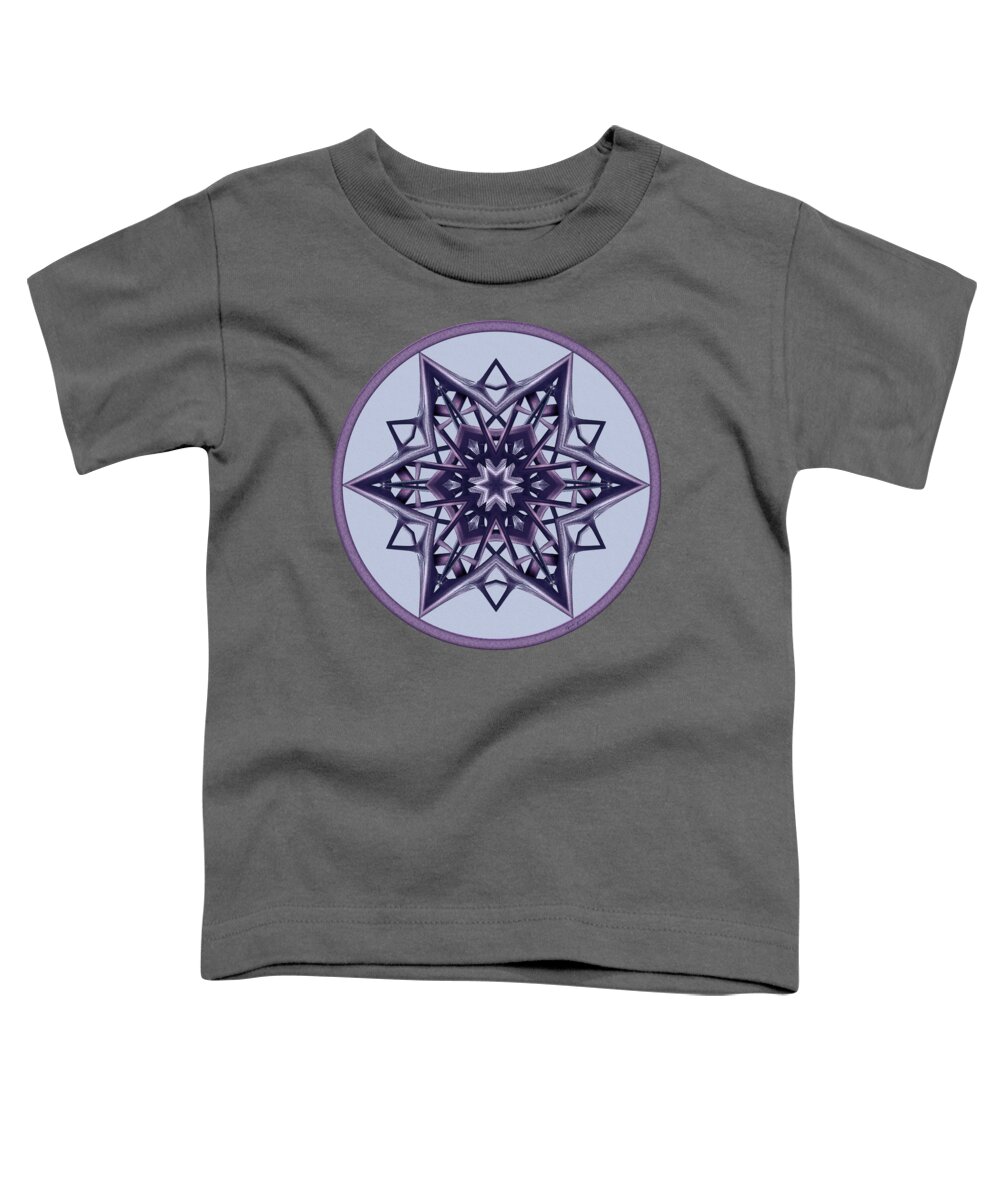 Lemon Thorns Toddler T-Shirt featuring the digital art Star Window II by Lynde Young
