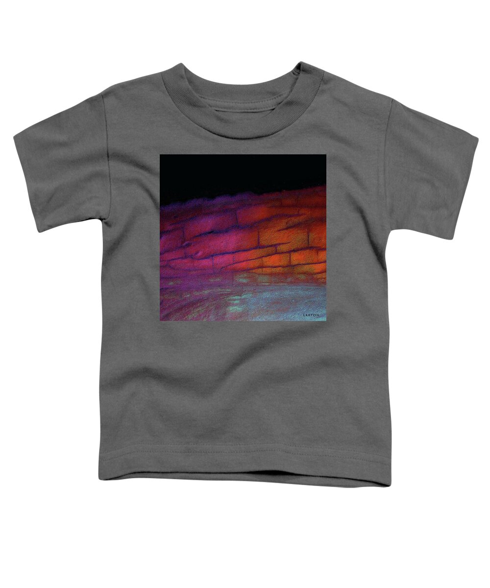 Abstract Toddler T-Shirt featuring the digital art Steady Wisdom by Richard Laeton