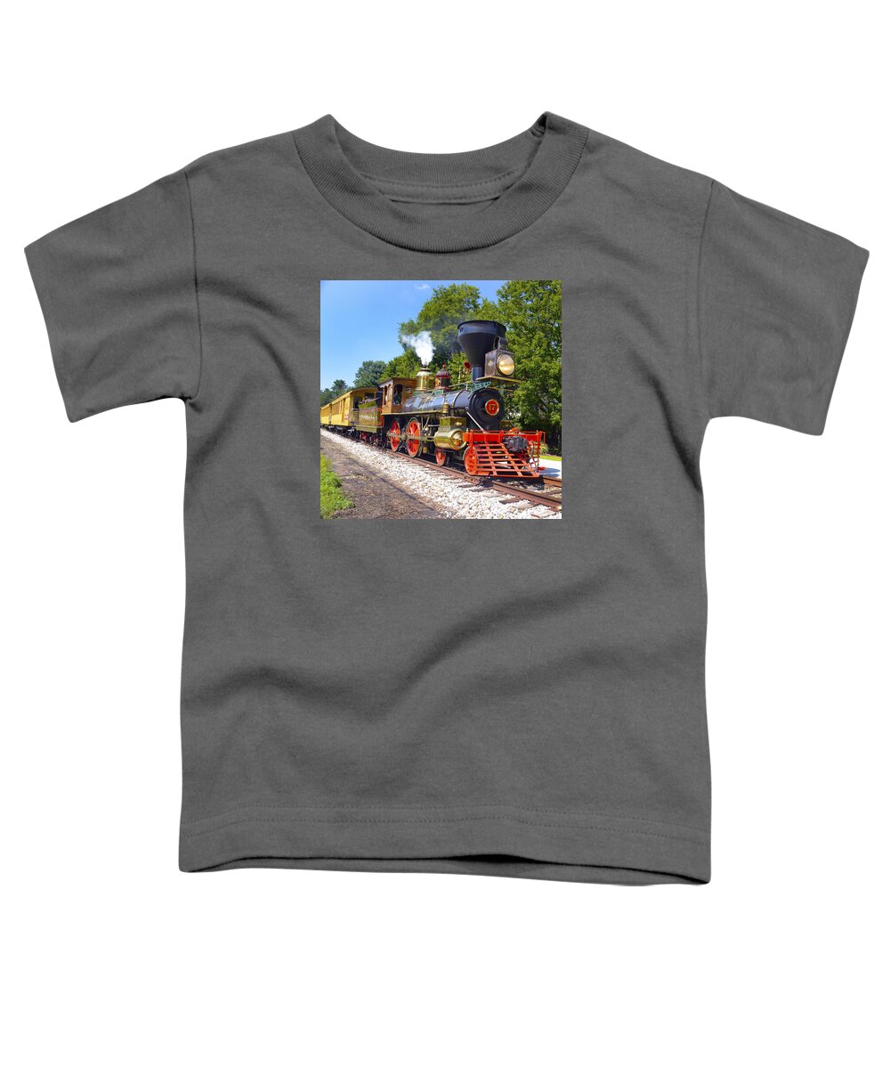 Abraham Lincoln Toddler T-Shirt featuring the photograph Steaming into History by Paul W Faust - Impressions of Light