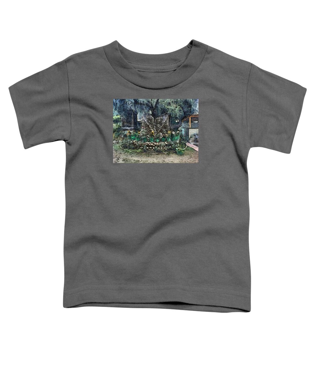 Stone Decoration Toddler T-Shirt featuring the photograph Stones to decorate a tree by Ashish Agarwal