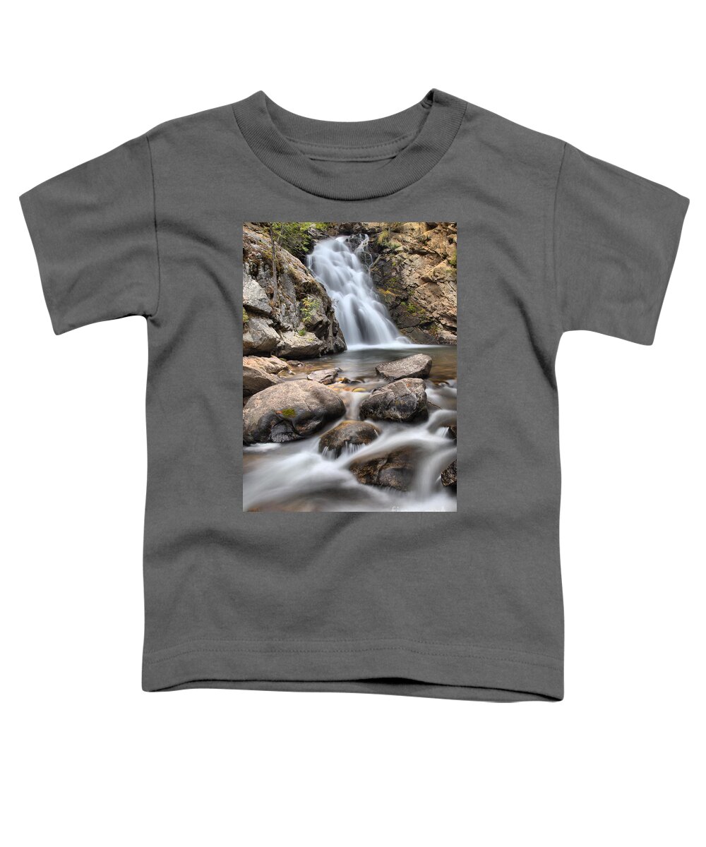 Falls Creek Falls Toddler T-Shirt featuring the photograph Streams Below Falls Creek Falls by Adam Jewell