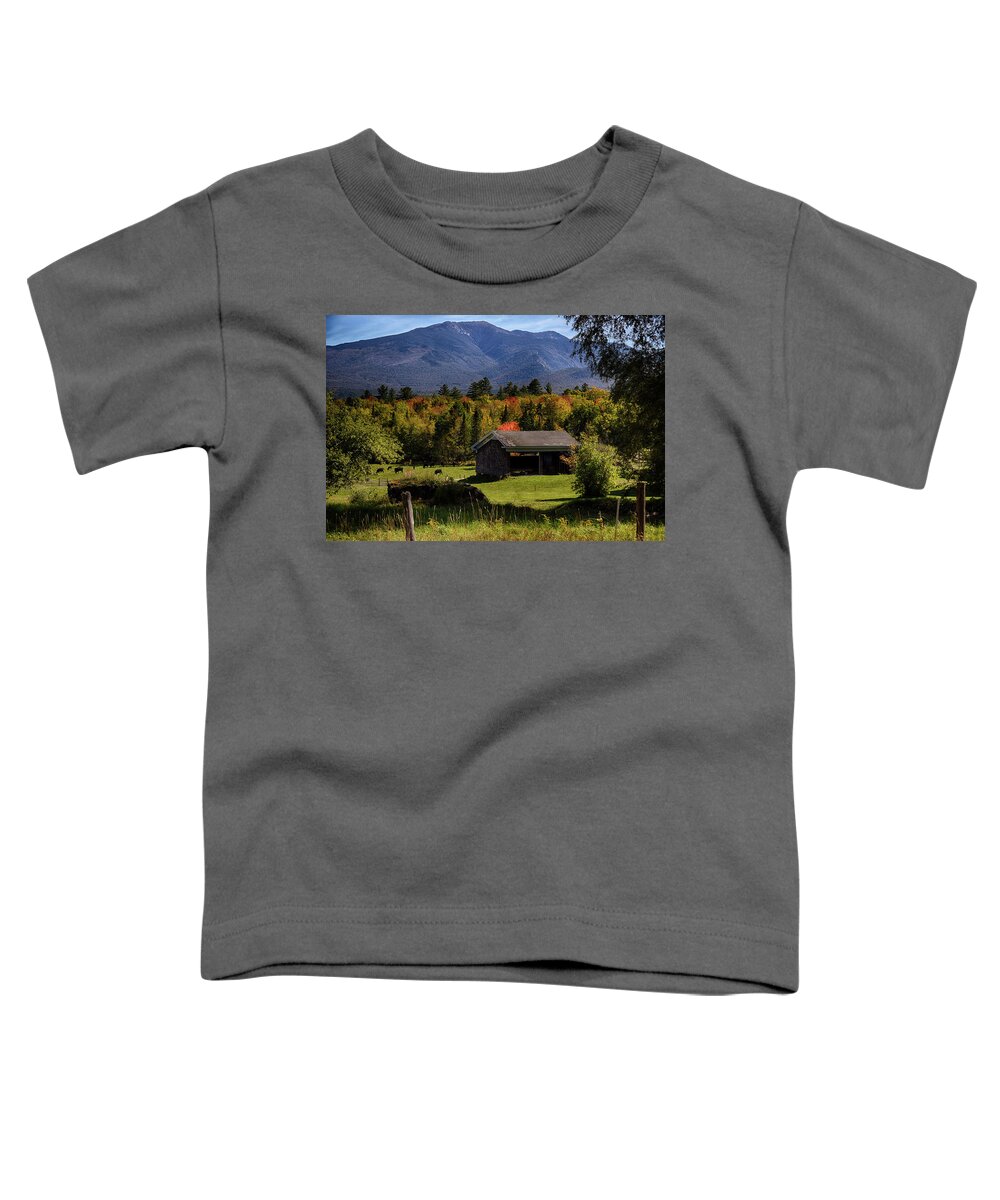 Barn Toddler T-Shirt featuring the photograph Sugar Hill NH by Tricia Marchlik