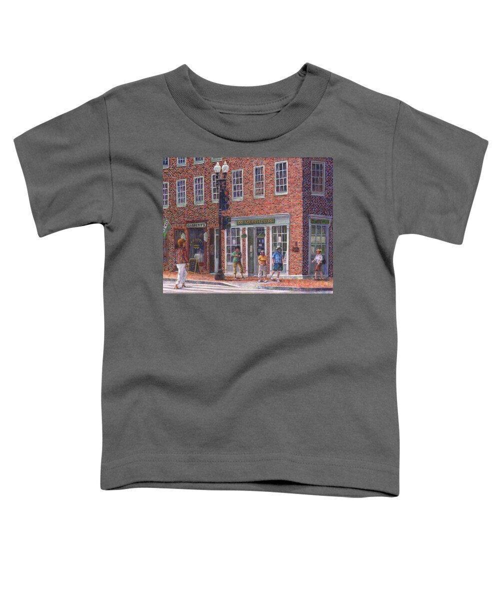 M Street Toddler T-Shirt featuring the photograph Summer Afternoon on M Street by Susan Savad