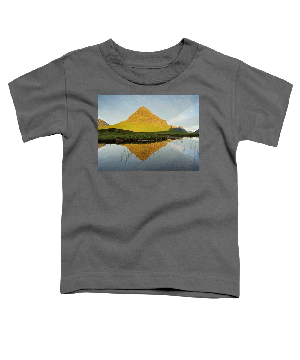 Buachaille Etive Beag Toddler T-Shirt featuring the photograph Summer at Lochan na Fola by Stephen Taylor