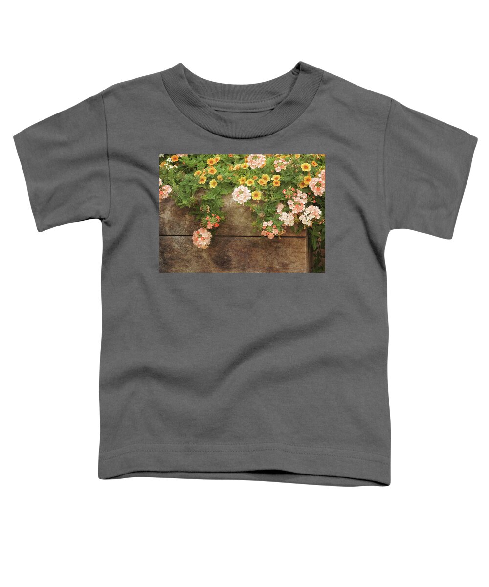 Flowers Toddler T-Shirt featuring the photograph Summer Blossoms by Kim Hojnacki