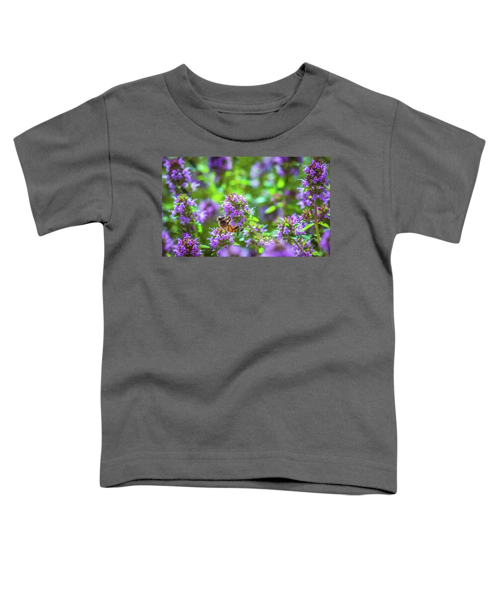 Meadow Toddler T-Shirt featuring the photograph Summer meadow 2 by Lilia S