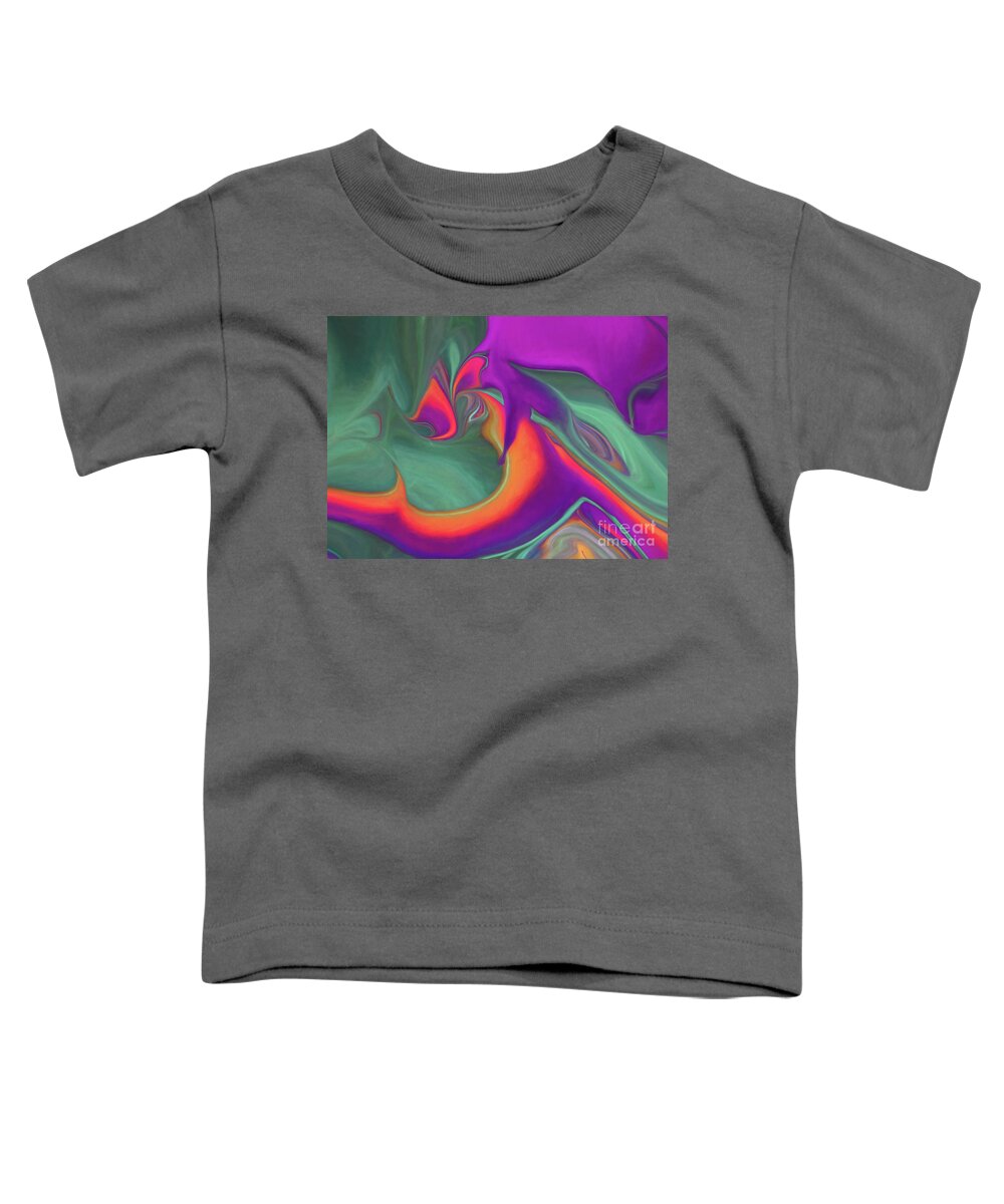Abstract Toddler T-Shirt featuring the photograph Summer Moved On by Patti Schulze