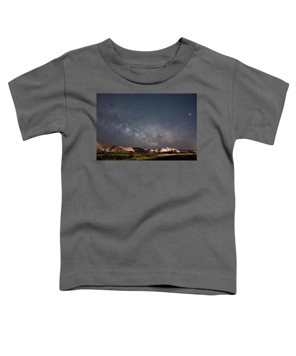 Dakota Toddler T-Shirt featuring the photograph Summer Sky at Badlands by Greni Graph