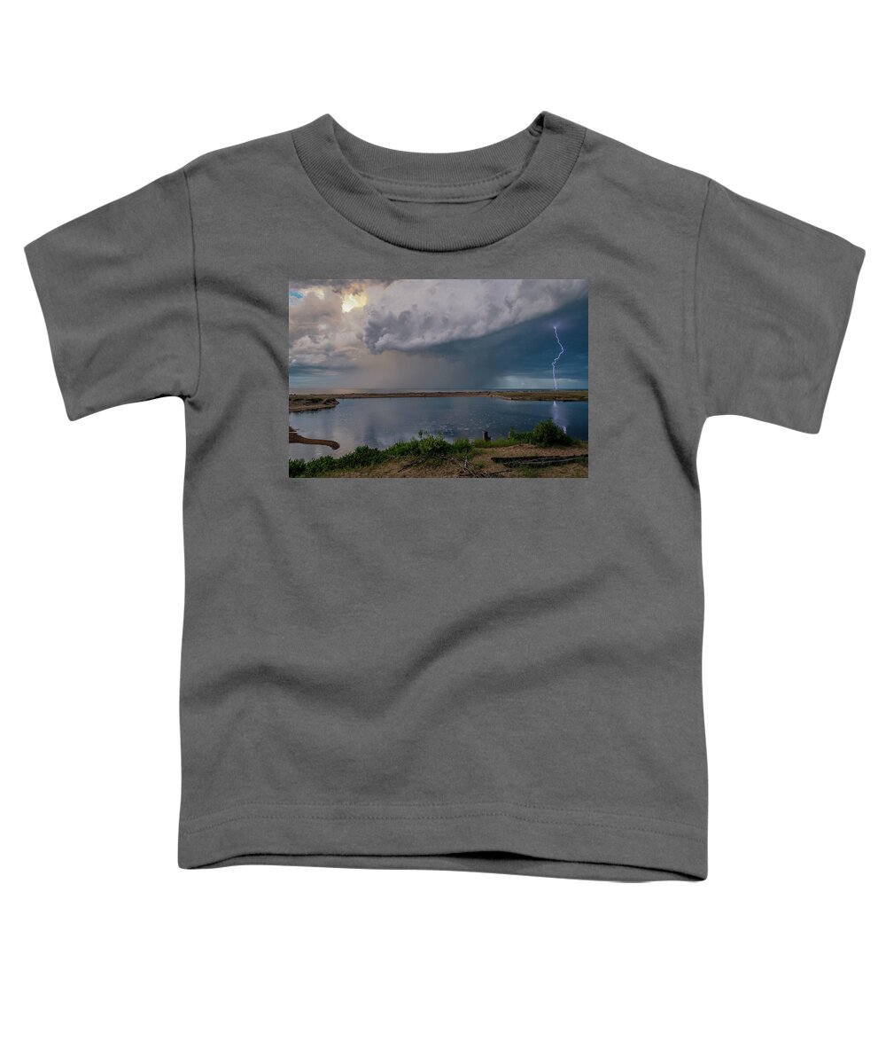 Mouth Of The Sucker River Toddler T-Shirt featuring the photograph Summer Thunderstorm by Gary McCormick