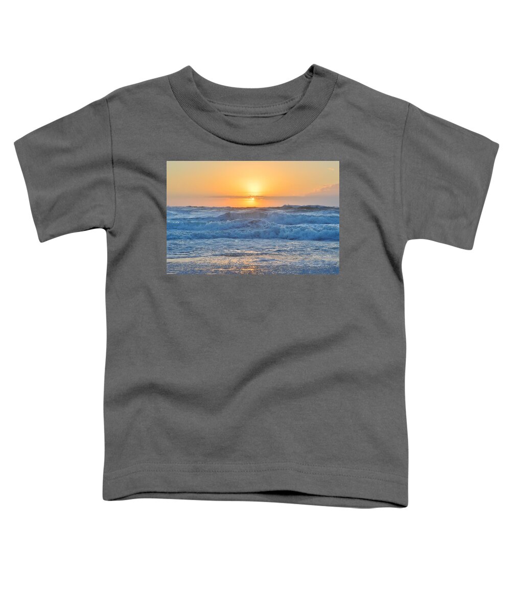 Obx Sunrise Toddler T-Shirt featuring the photograph Sunrise 18th of June by Barbara Ann Bell