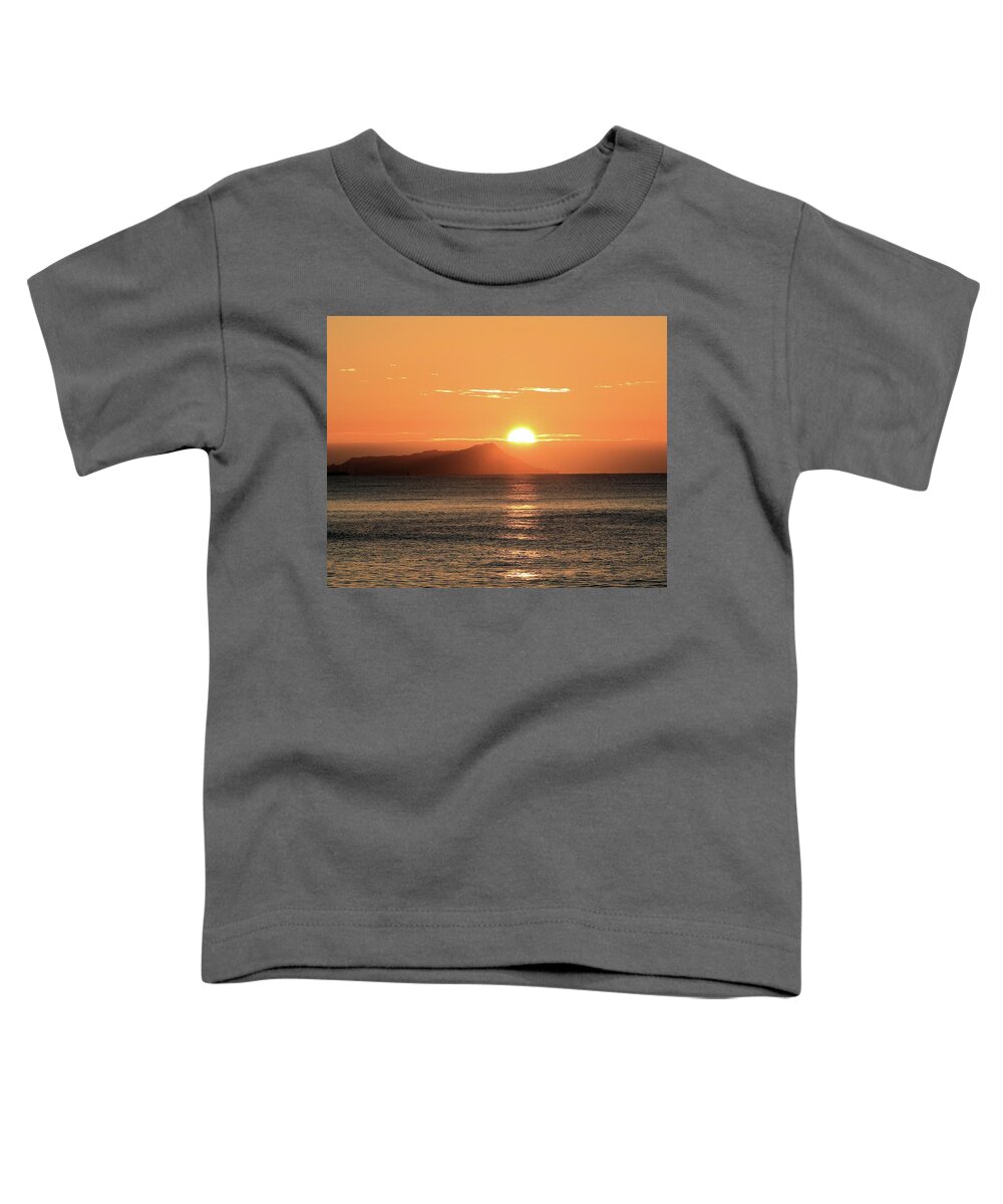 Photosbymch Toddler T-Shirt featuring the photograph Sunrise over Diamond Head by M C Hood