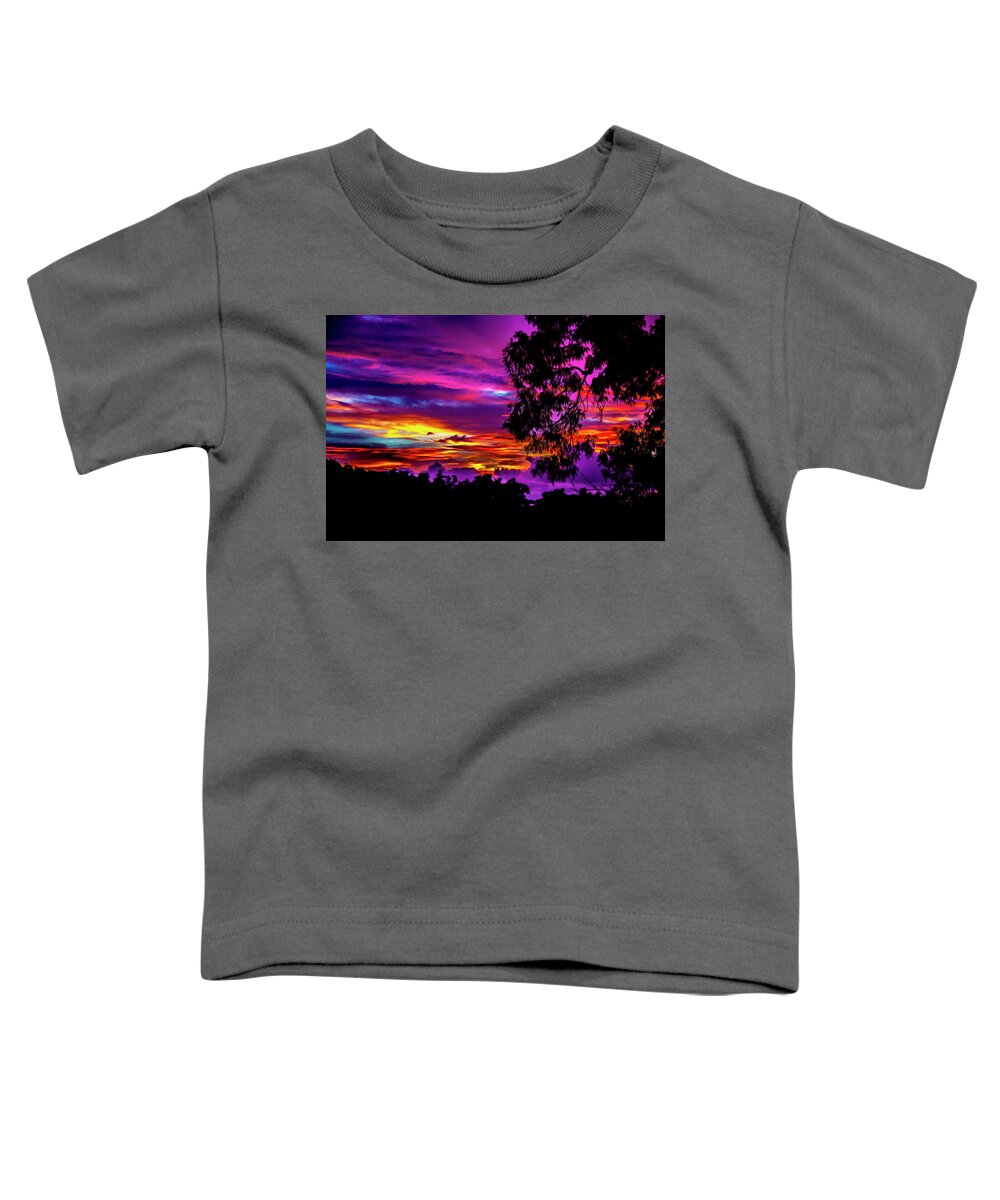 Sunset Toddler T-Shirt featuring the photograph Sunset by Stuart Manning