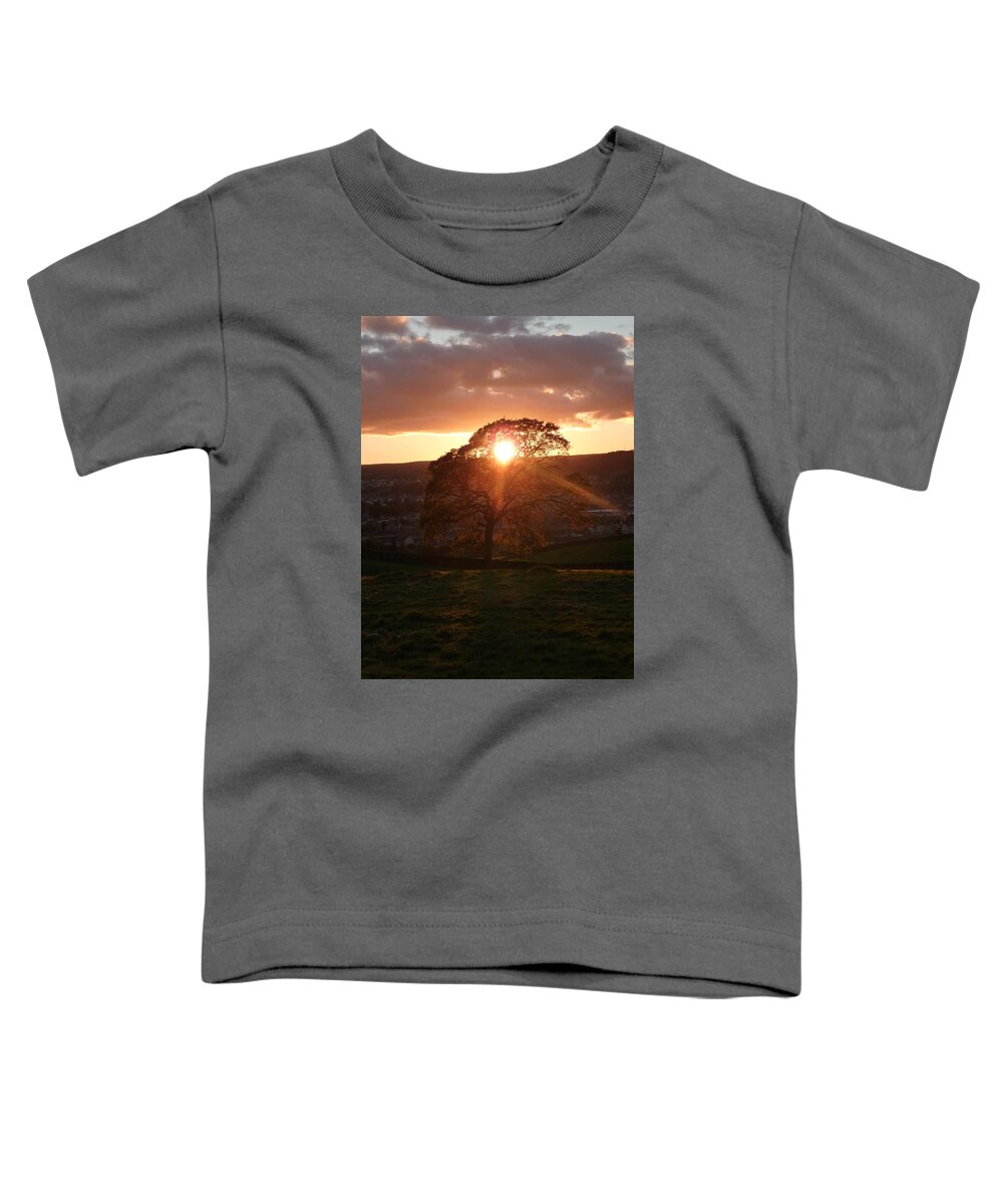 Sunshine Toddler T-Shirt featuring the photograph Sunshine tree by Lukasz Ryszka