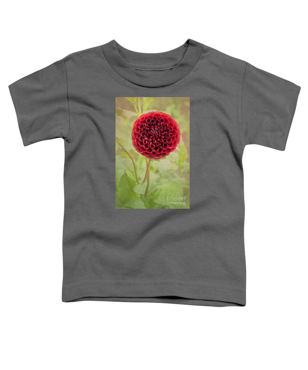  Toddler T-Shirt featuring the photograph Swirl of Red by Marilyn Cornwell