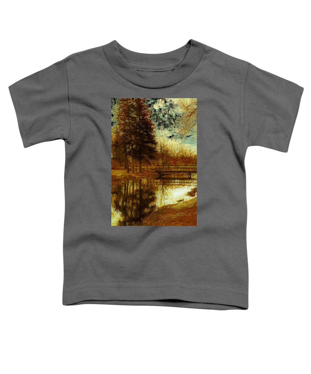 Trees Toddler T-Shirt featuring the photograph Sylvan Bridge by Julie Lueders 