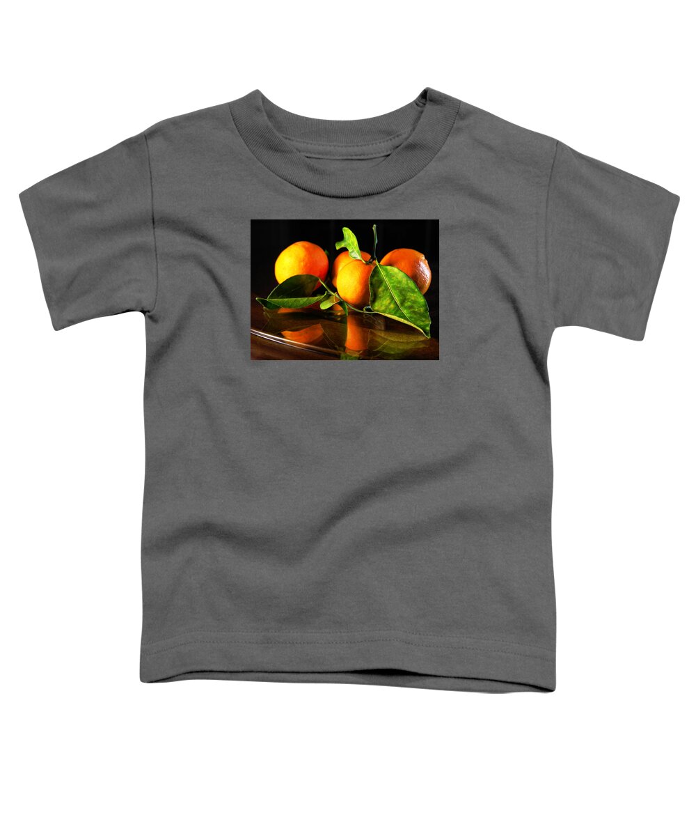 Tangerines Toddler T-Shirt featuring the photograph Tangerines by Robert Och