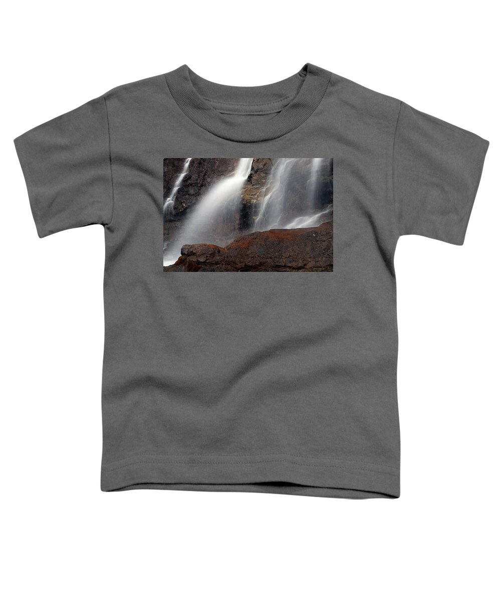 Tangle Falls Toddler T-Shirt featuring the photograph Tangle Falls Closeup 9 by Larry Ricker