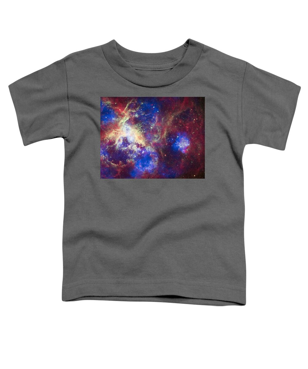 Background Toddler T-Shirt featuring the painting Tarantula Nebula 2 by Celestial Images