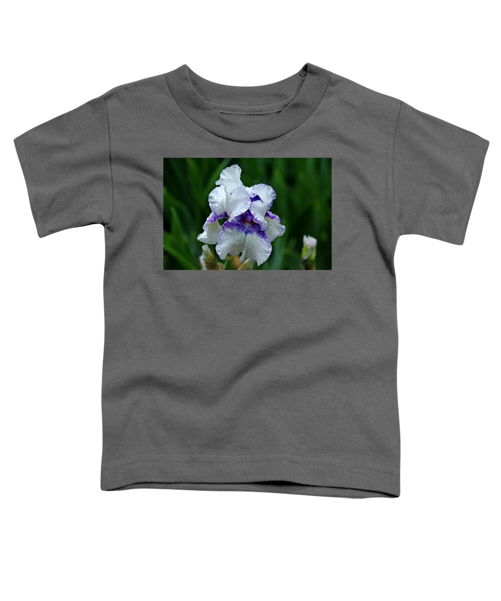 Iris Toddler T-Shirt featuring the photograph Tears Of Joy by Debbie Oppermann