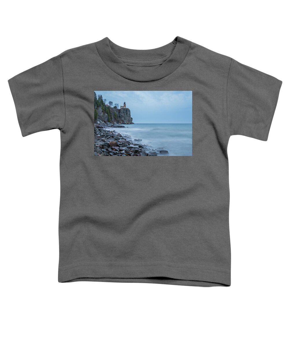 Lee Big Stopper Toddler T-Shirt featuring the photograph Ten Seconds at Split Rock by Joe Kopp