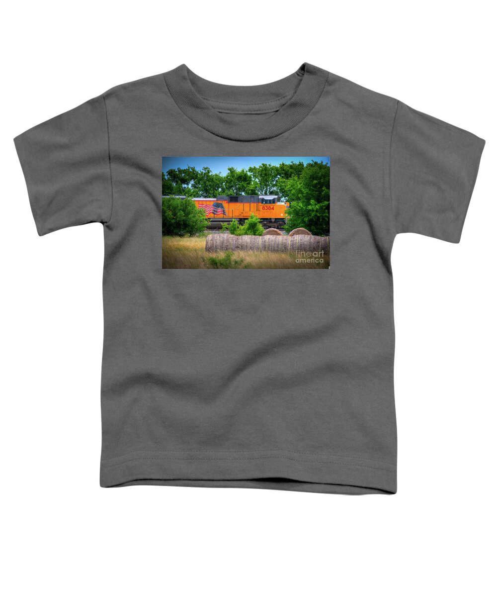 Texas Train Toddler T-Shirt featuring the photograph Texas Train by Kelly Wade