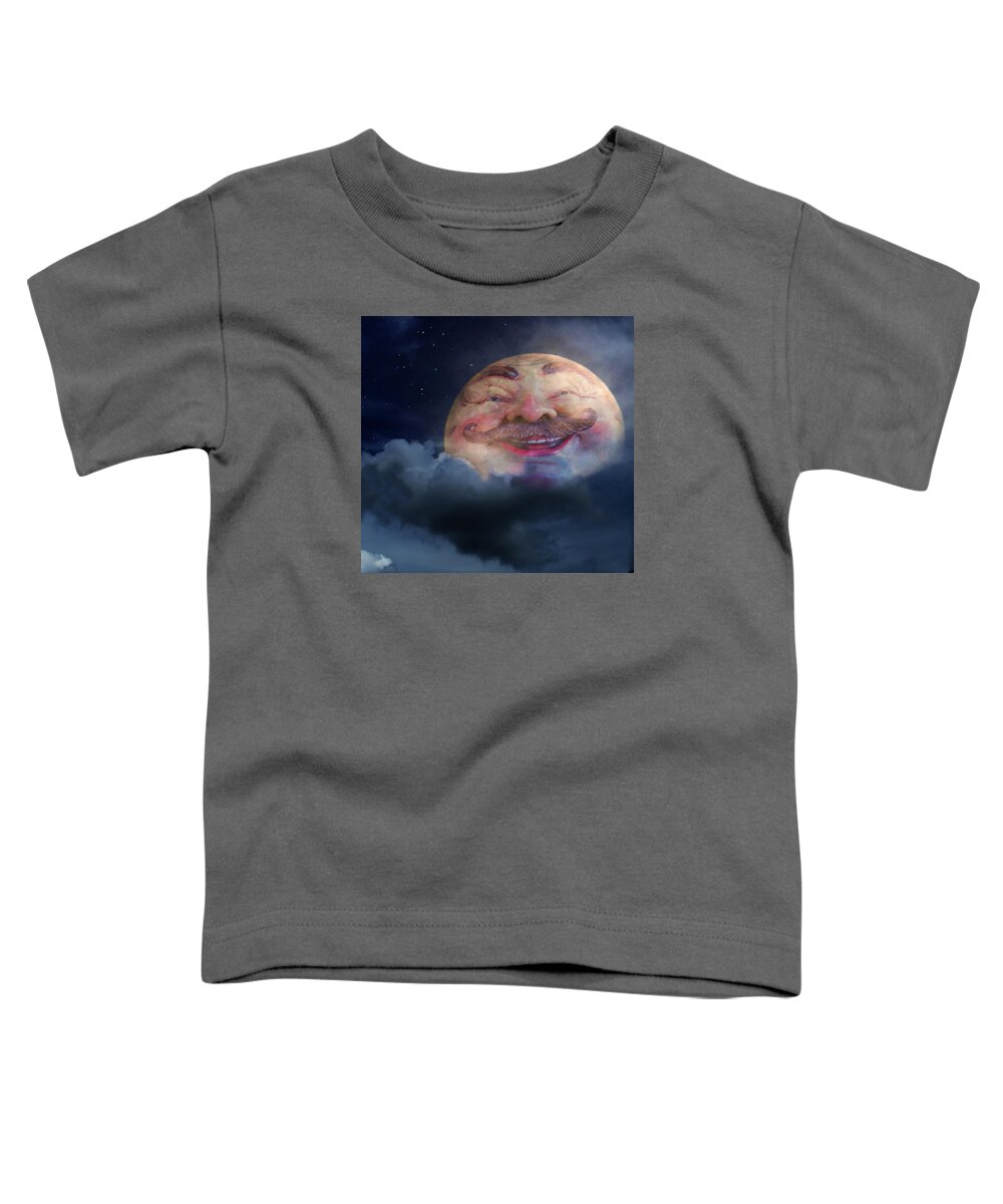 Moon Toddler T-Shirt featuring the photograph Thats Amore by Shannon Story