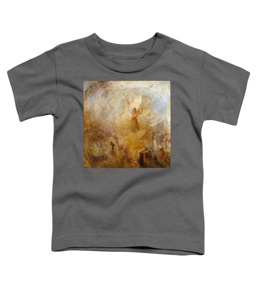Joseph Mallord William Turner 1775�1851  The Angel Standing In The Sun Toddler T-Shirt featuring the painting The Angel Standing in the Sun by Joseph Mallord