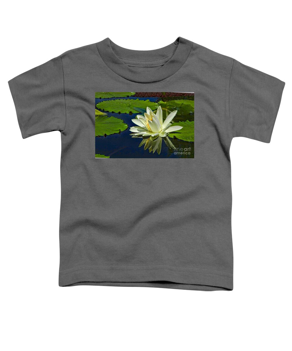 Water Lily Toddler T-Shirt featuring the photograph The Art of the Waterlily by Marilyn Cornwell