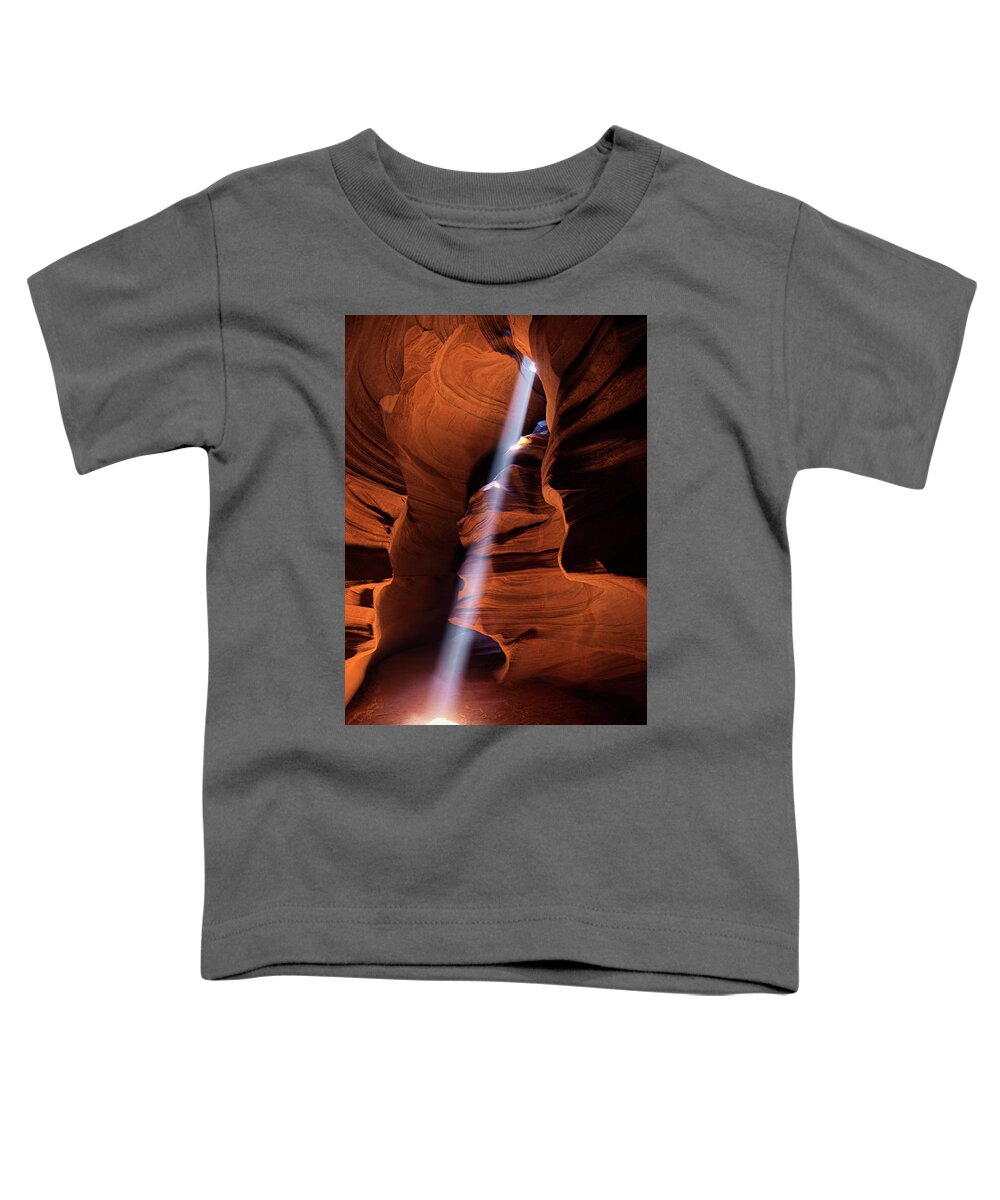 Travel Toddler T-Shirt featuring the photograph The Beam of Light by Lucinda Walter