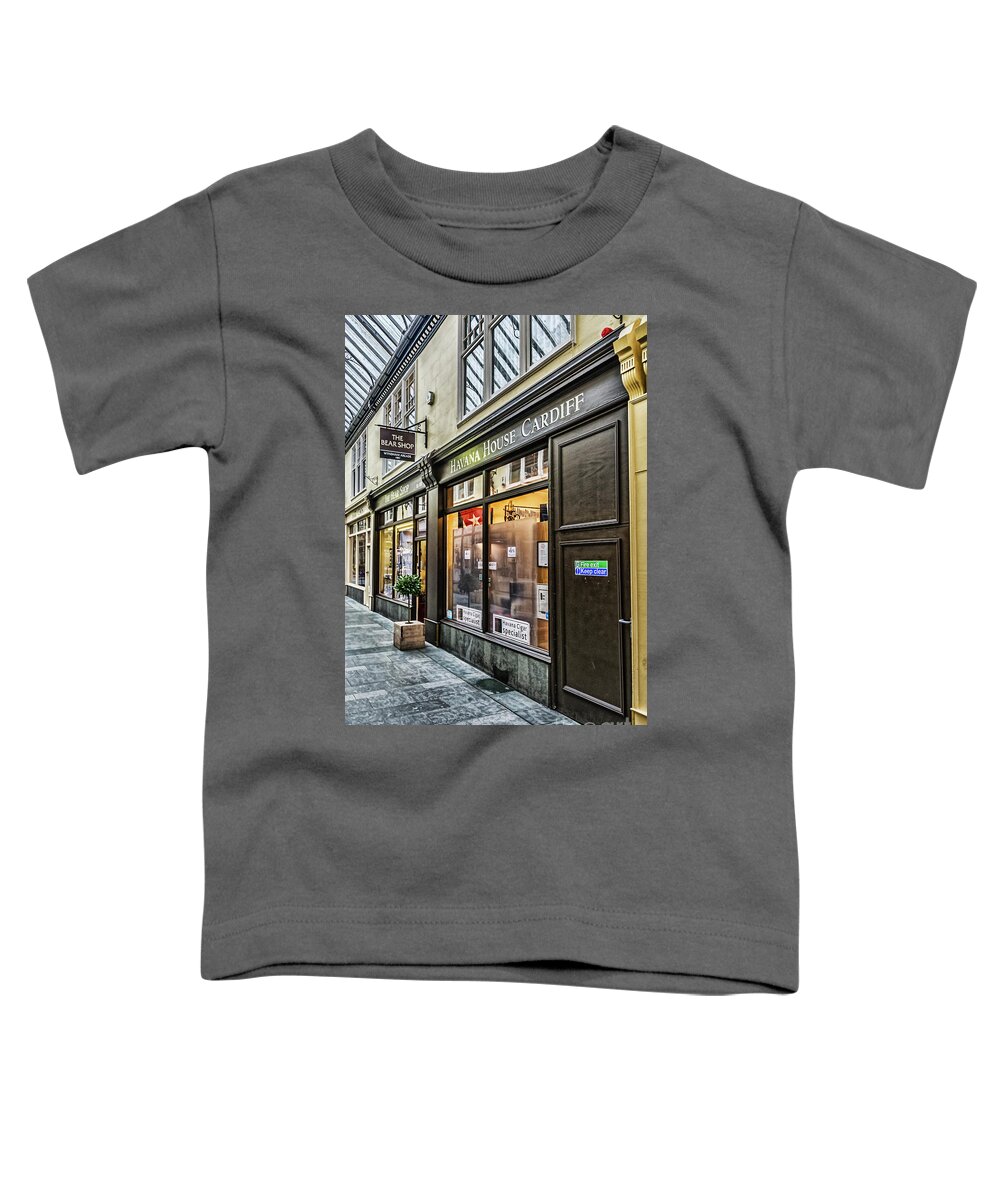 The Bear Shop Toddler T-Shirt featuring the photograph The Bear Shop by Steve Purnell